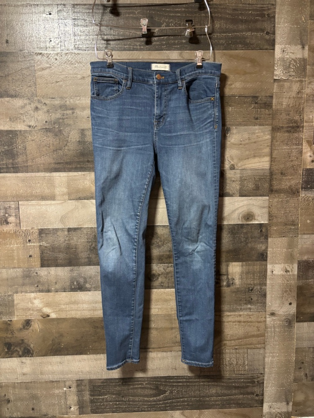 Madewell Roadtripper 29 Medium Blue High-Rise Skinny Jeans